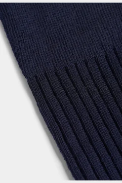 SUITSUPPLY Socken Navy Gerippt Regular-Männlich Socken