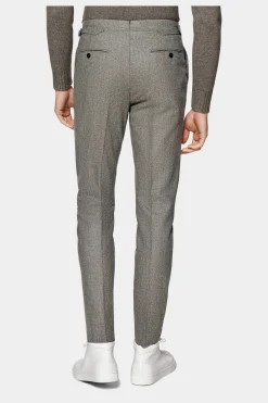 SUITSUPPLY Soho Hose Hellbraun-Männlich Elegante Hosen