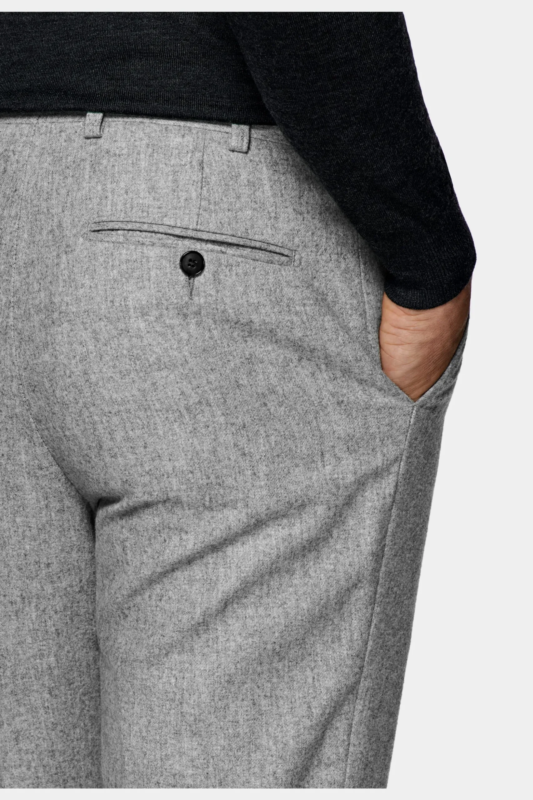 SUITSUPPLY Soho Hose Hellgrau-Männlich Elegante Hosen