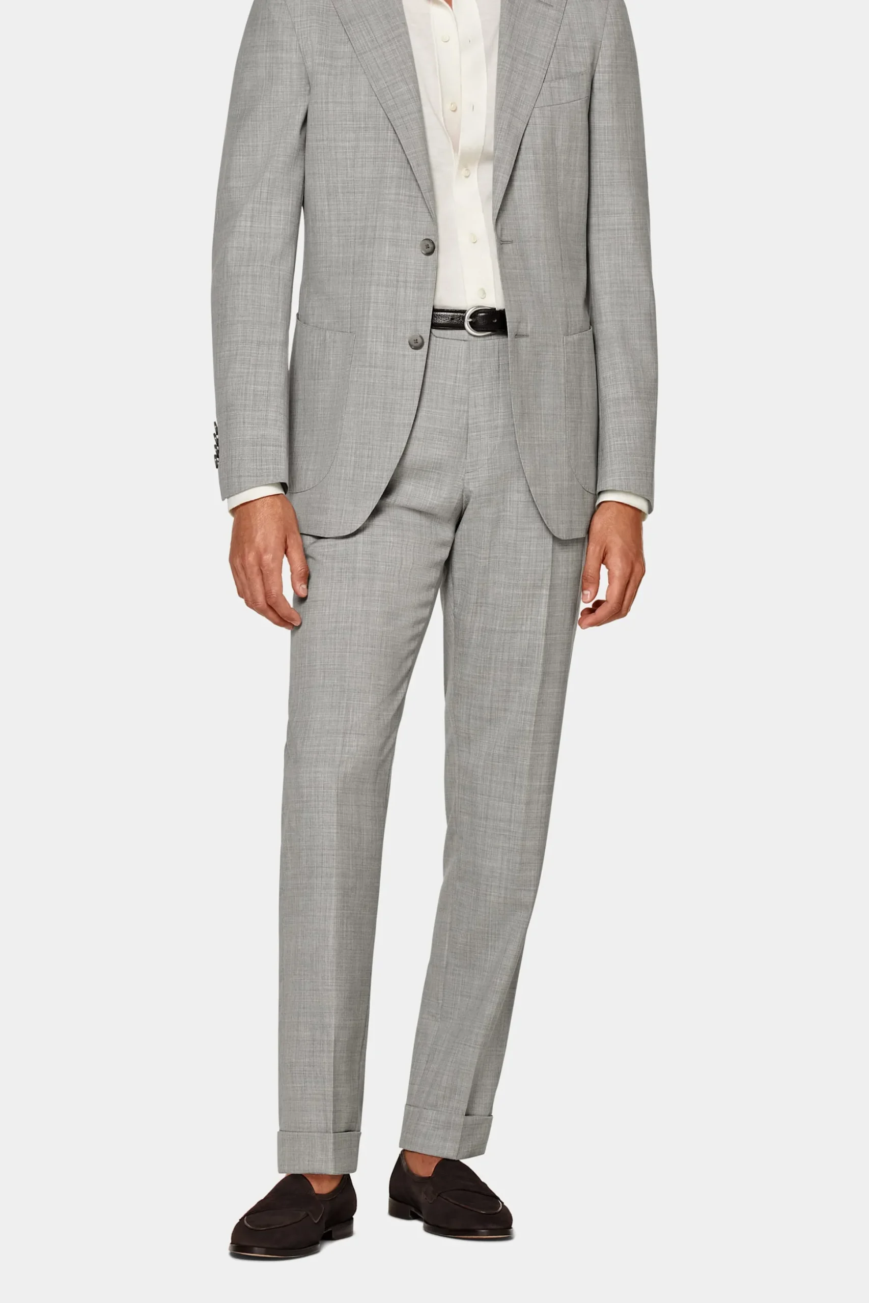 SUITSUPPLY Soho Hose Hellgrau-Männlich Elegante Hosen