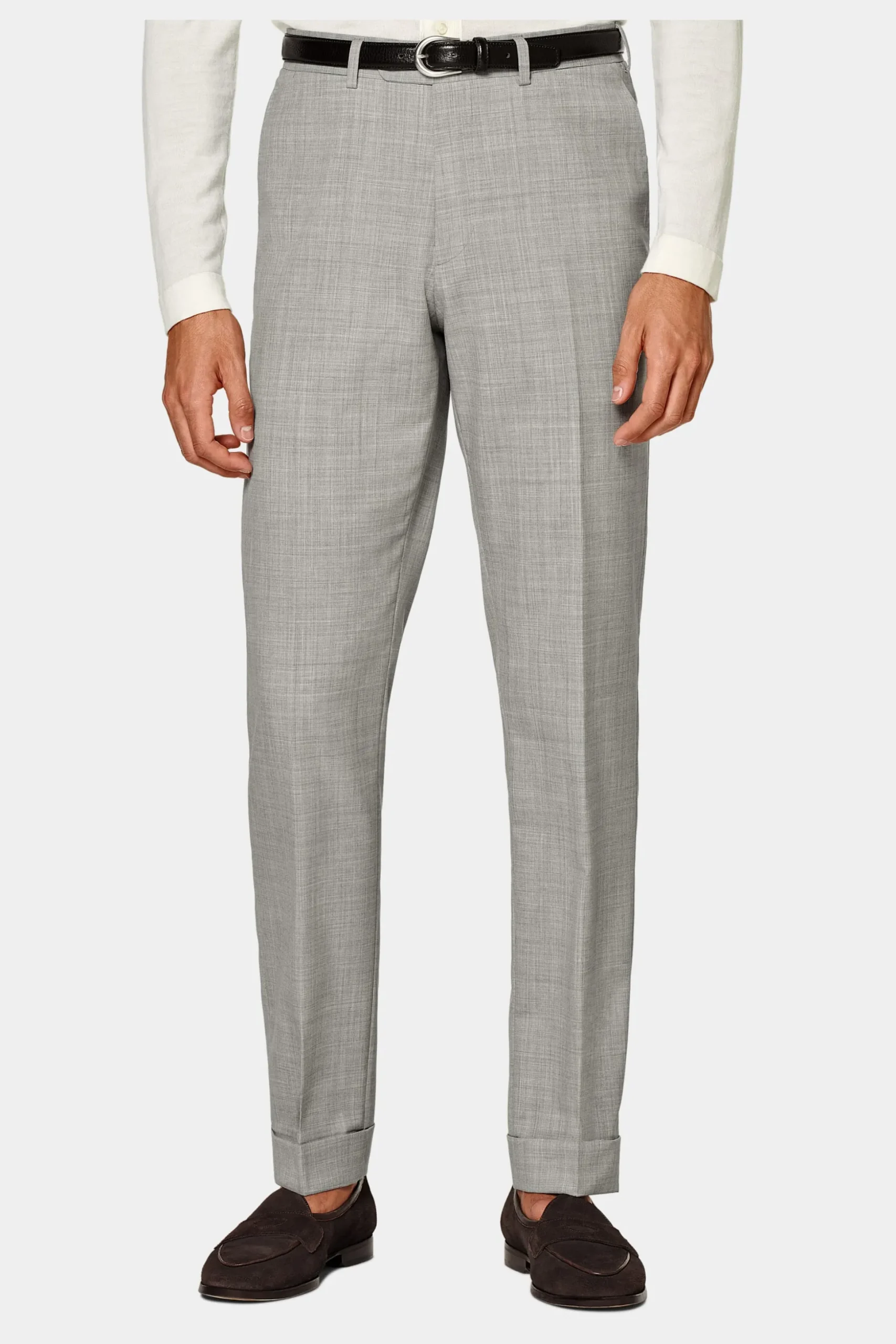 SUITSUPPLY Soho Hose Hellgrau-Männlich Elegante Hosen
