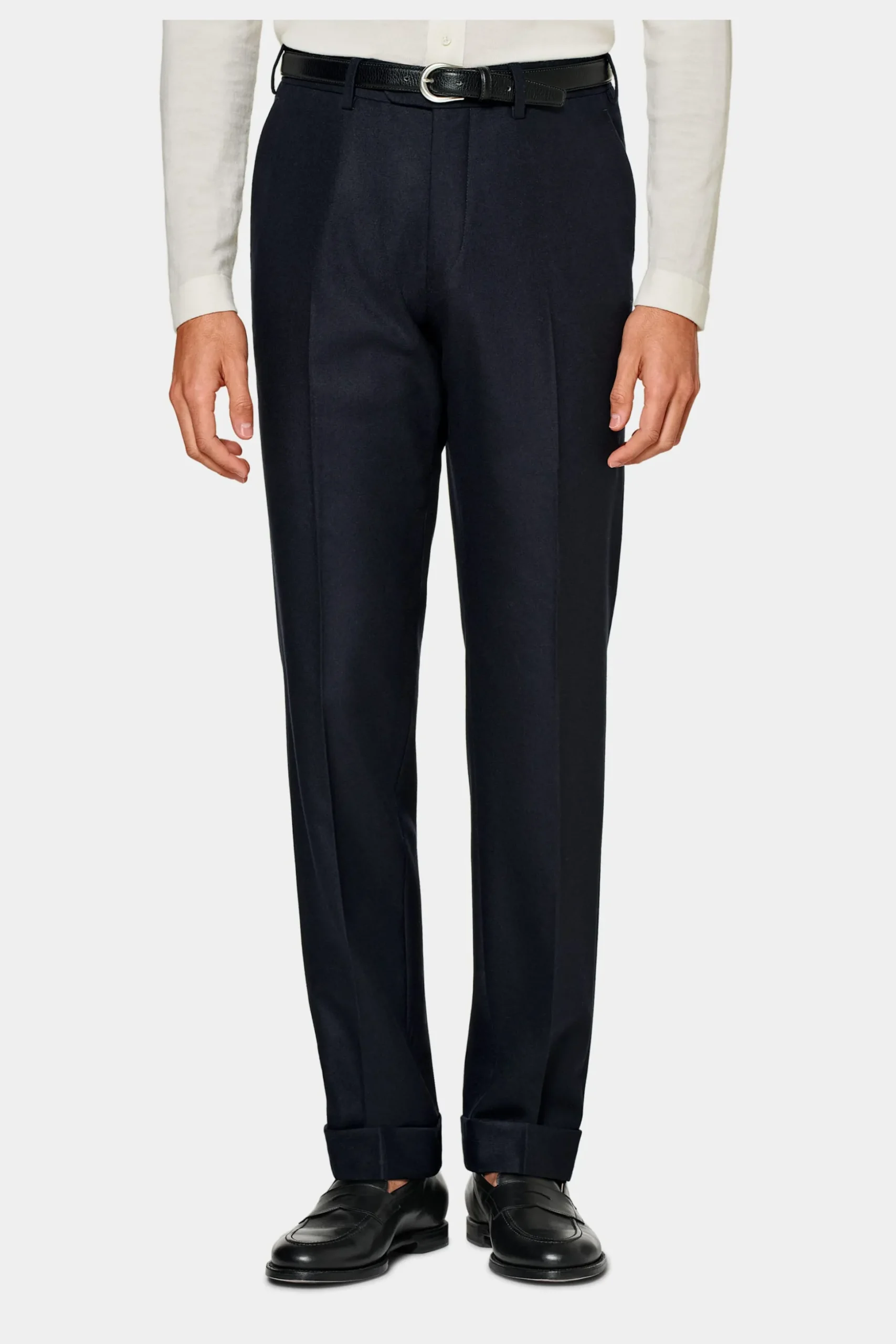 SUITSUPPLY Soho Hose Navy-Männlich Elegante Hosen