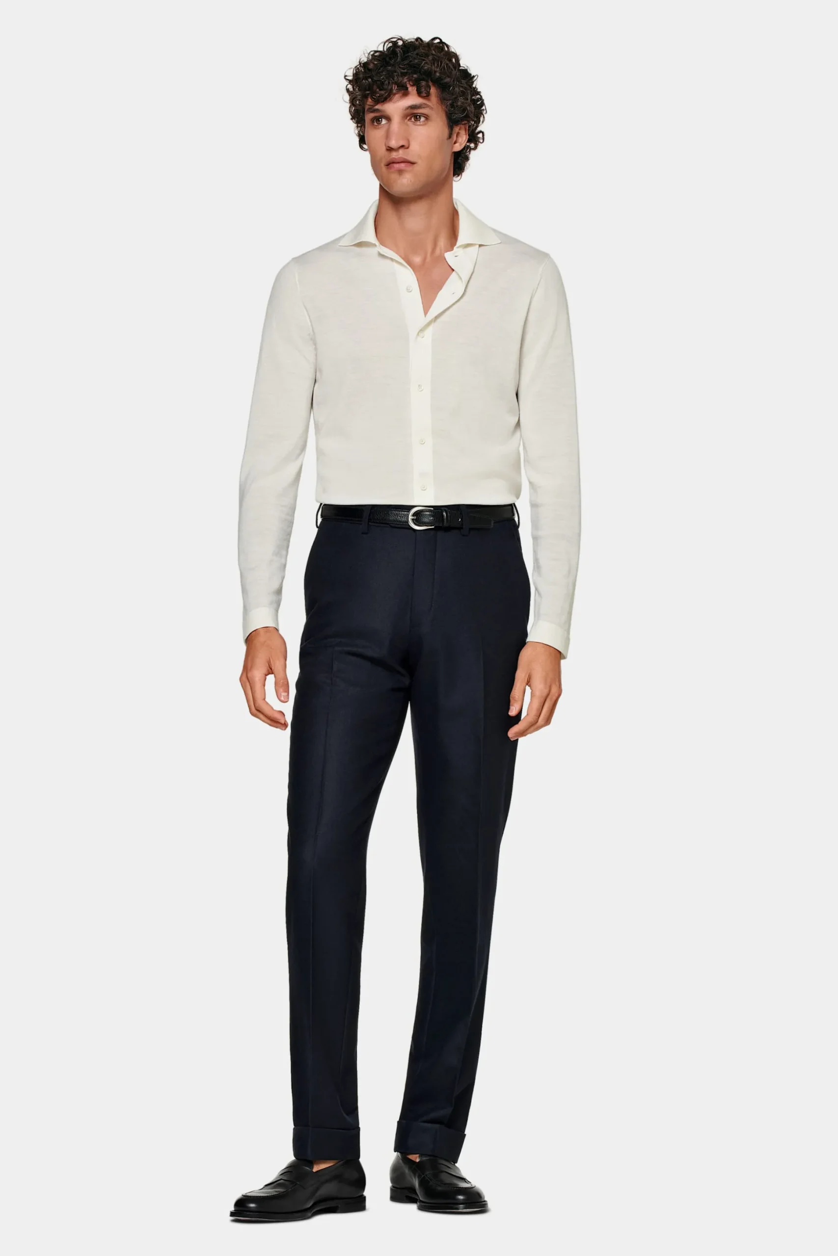 SUITSUPPLY Soho Hose Navy-Männlich Elegante Hosen