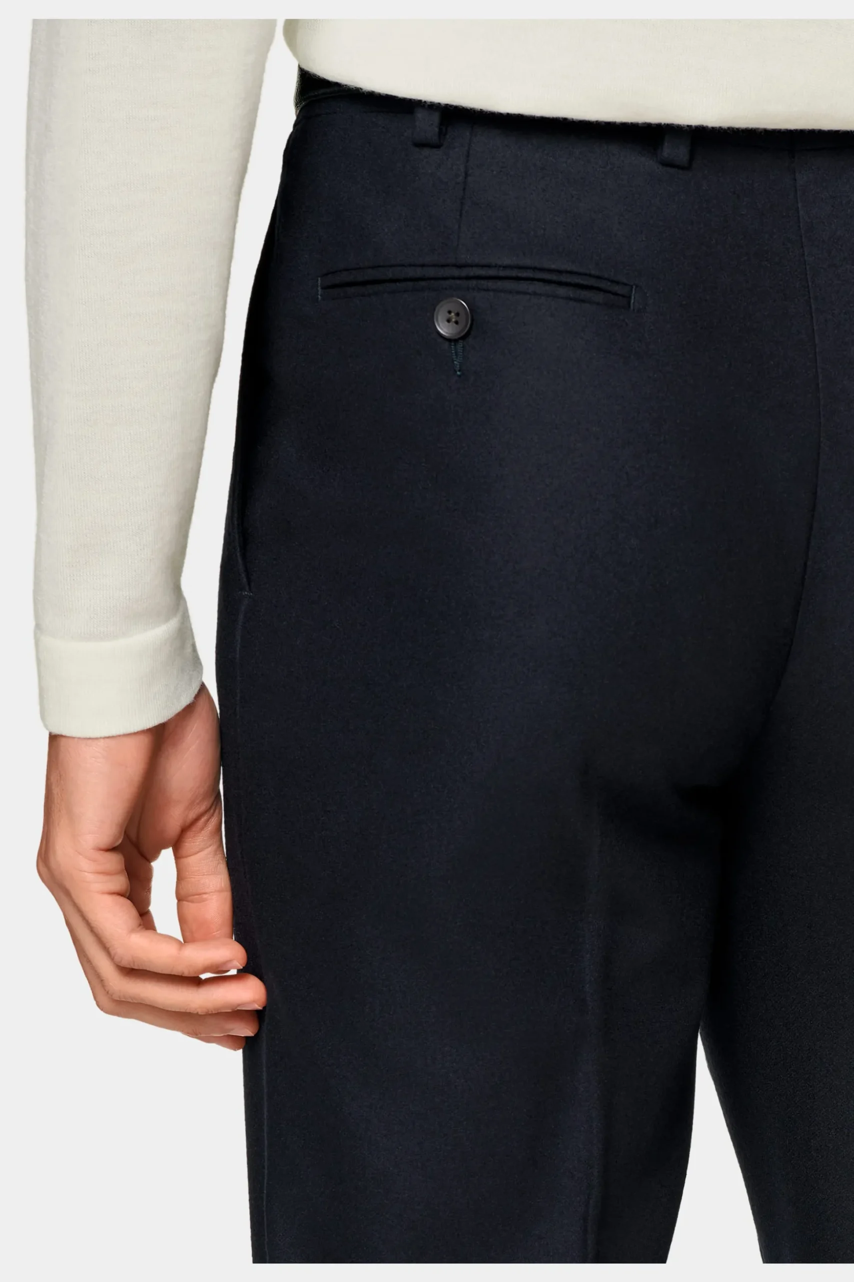 SUITSUPPLY Soho Hose Navy-Männlich Elegante Hosen