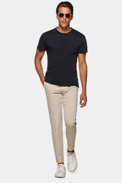 SUITSUPPLY T-Shirt Rundhals Navy-Männlich T-Shirts