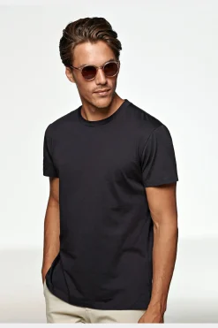 SUITSUPPLY T-Shirt Rundhals Navy-Männlich T-Shirts