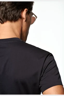 SUITSUPPLY T-Shirt Rundhals Navy-Männlich T-Shirts