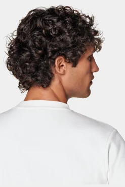 SUITSUPPLY T-Shirt Rundhals Weiss-Männlich T-Shirts