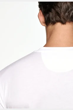 SUITSUPPLY T-Shirt V-Ausschnitt Weiss-Männlich T-Shirts