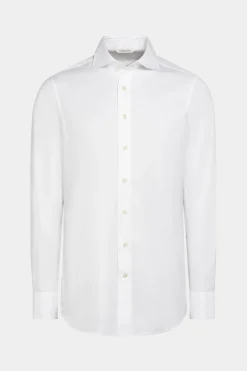 SUITSUPPLY Twill Hemd Weiss Extra Slim Fit-Männlich Klassische Hemden