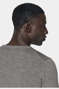 SUITSUPPLY V-Ausschnitt Grau-Männlich V-Ausschnitt