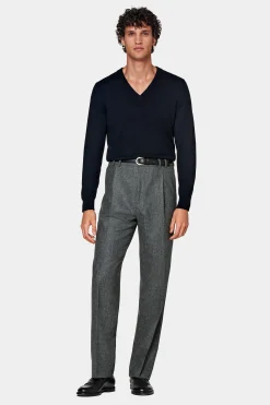 SUITSUPPLY V-Ausschnitt Navy-Männlich V-Ausschnitt