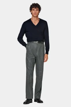 SUITSUPPLY V-Ausschnitt Navy-Männlich V-Ausschnitt