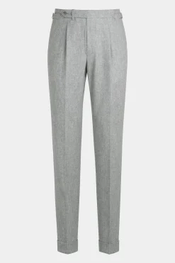 SUITSUPPLY Vigo Hose Mit Bügelfalte In Hellgrau-Männlich Elegante Hosen