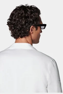 SUITSUPPLY Walter Hemd-Sakko Weiß-Männlich Hemd-Sakkos
