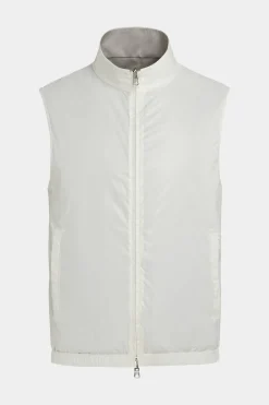 SUITSUPPLY Wendeweste Off-White & Sand-Männlich Westen