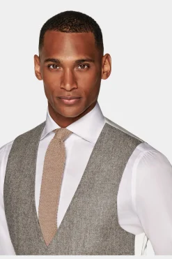 SUITSUPPLY Weste Hellbraun-Männlich Anzugwesten