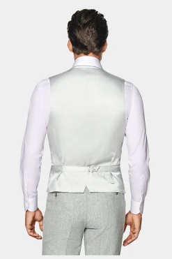 SUITSUPPLY Weste Hellgrau-Männlich Anzugwesten