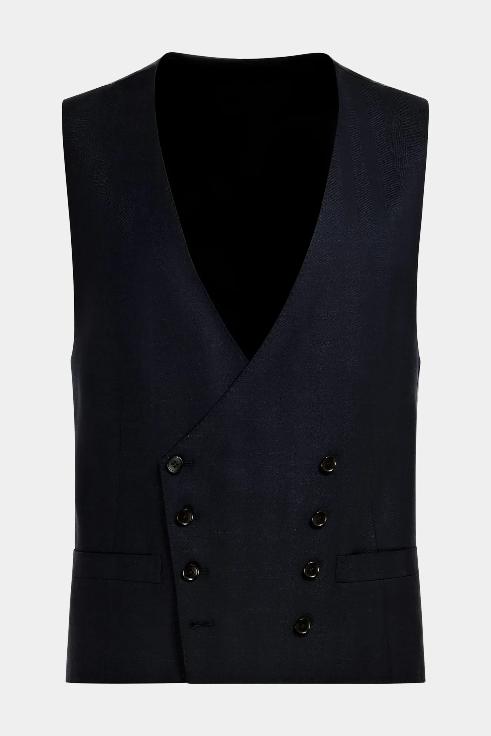 SUITSUPPLY Weste Navy-Männlich Anzugwesten