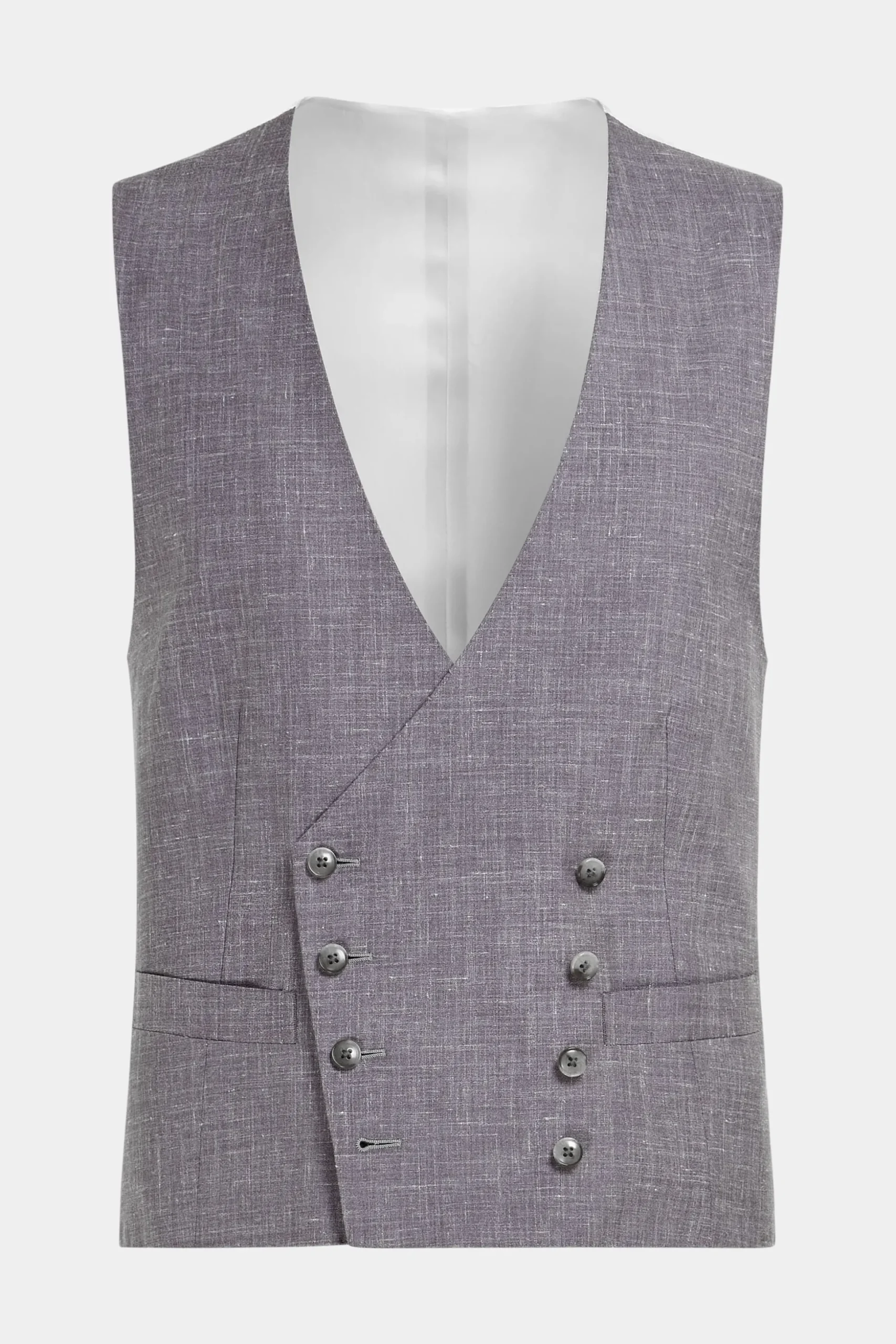 SUITSUPPLY Weste Purpur-Männlich Anzugwesten