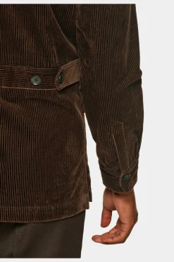 SUITSUPPLY William Hemd-Sakko Dunkelbraun-Männlich Hemd-Sakkos