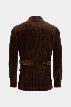 SUITSUPPLY William Hemd-Sakko Dunkelbraun-Männlich Hemd-Sakkos