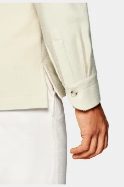 SUITSUPPLY William Hemd-Sakko Off-White-Männlich Hemd-Sakkos