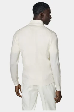 SUITSUPPLY Zip-Cardigan Off-White-Männlich Cardigans & Troyer